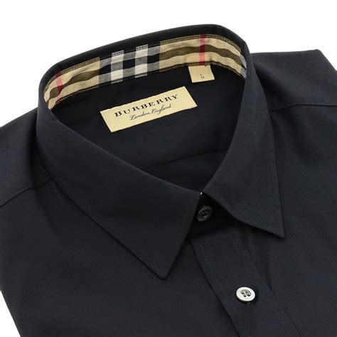 burberry london england shirt long sleeve black|Burberry men's shirts clearance.